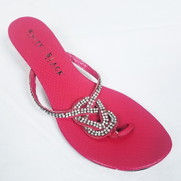 White House Black Market Shoes - White House Black Market Hot Pink Sandals Pumps